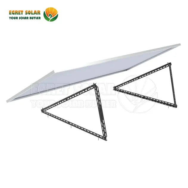 Sistem Pemasangan Tripod Hitam Tenaga Surya