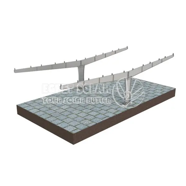 Y jenis sistem pemasangan carport solar post single